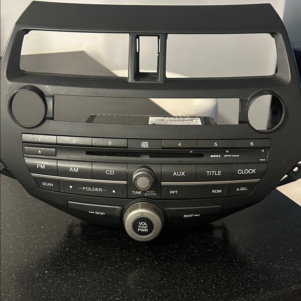 Premium Car Stereo Receiver with Black Finish